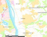 Map commune FR insee code 33234